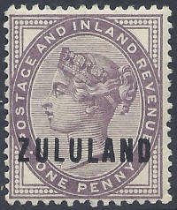 Zululand 1d lilac