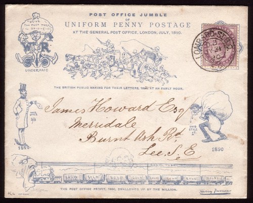 Post Office Jumble Harry Furniss caricature