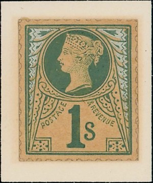 1s Jubilee Stamp Committee hand painted essay
