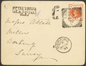 Of The Nature of a Letter handstamp