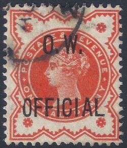 Office of Works with chamfered O variety